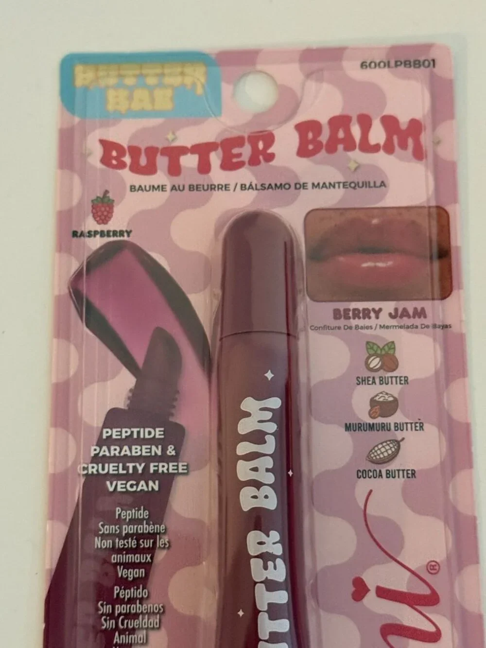 Ioni Butter Bae Berry Jam Raspberry Peptide Lip Butter Balm New